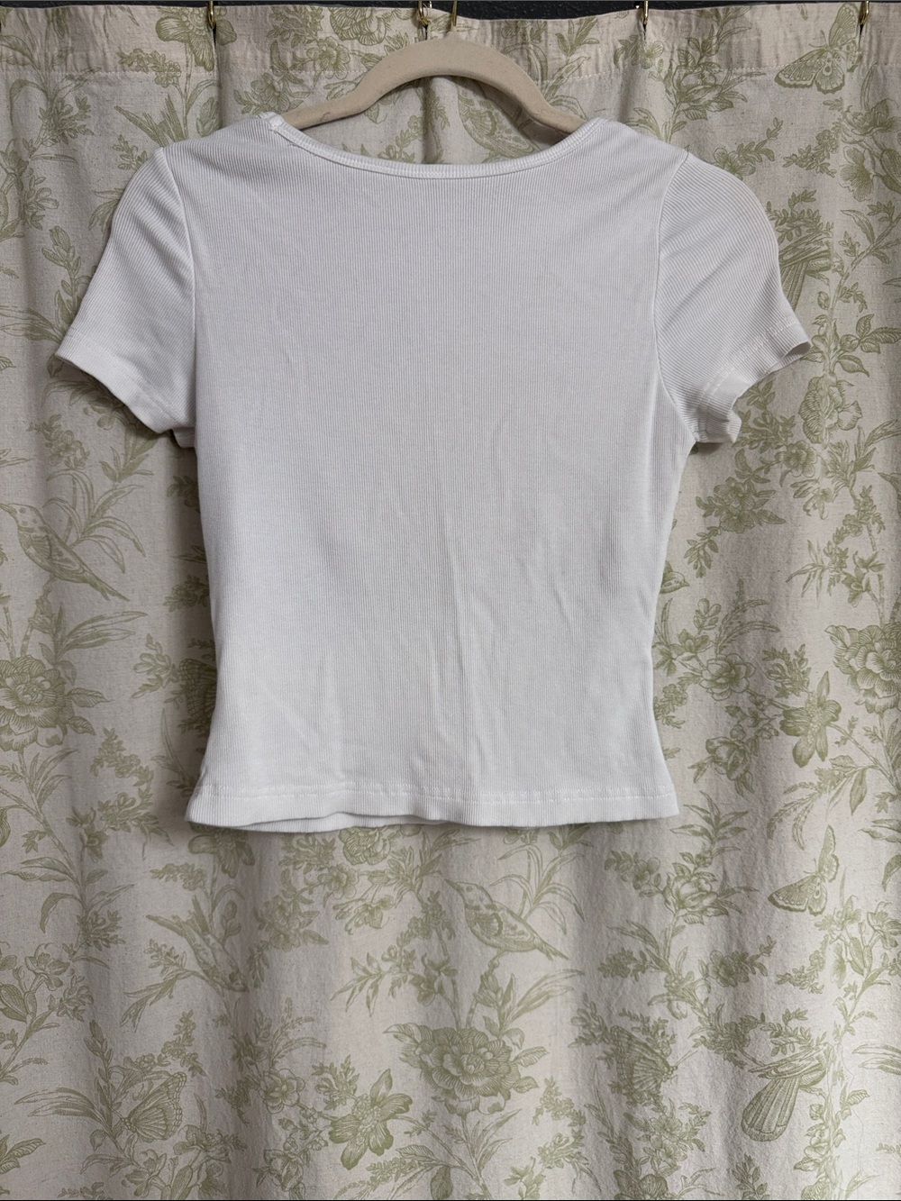 OGL White Ribbed Top